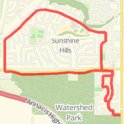 8 km loop from Briarwood