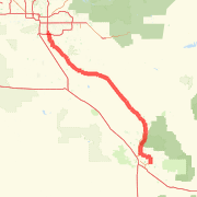 A 107.45 mi run mapped on Mon Sep 03 2012