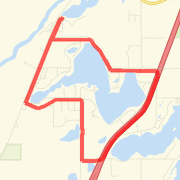 Sand Lake Loop Route
