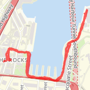 2.86 km Hike in The Rocks on 7 Sep, 2012 7:04 AM