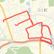 3.00 mi Run in Yakage on 2012/09/07 åˆå‰6:36