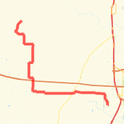 rough Denton NW route
