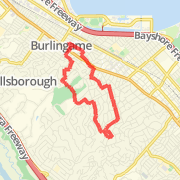 Occidental/hillsborough blvd.w/Glendale loop Run route image