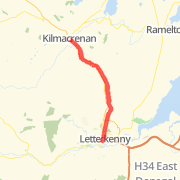 Letterkenny -> Kilmacrennan -> Letterkenny
