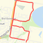 5.01 km Run in Moggill on 08/09/2012 5:59 PM