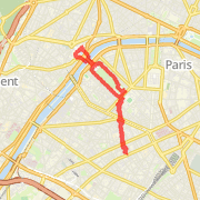 6.92 km Power Walk in Paris on 8 sept. 2012 11:02