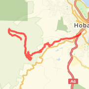 Hobart - Mt Wellington 17.5km (35km there+back)