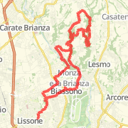 32.65 km MTB Lissone Chignolo Pegorino