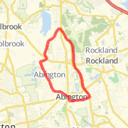 A 9.88 mi run mapped on Sun Sep 09 2012