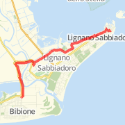 12.54 km Road Cycling in Lignano Sabbiadoro on 10/set/2012 10:57