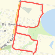 5.00 km Run in Moggill on 11/09/2012 5:11 PM