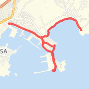 10.41 km Run in Ibiza on 11/09/2012 20:37