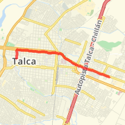 5.00 km Road Cycling in Talca on 11-09-2012 19:03
