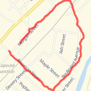 1.07 mi Run in Dickson City on Sep 12, 2012 4:38 AM