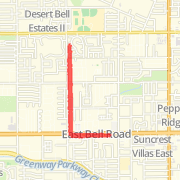 2.54 mi Run in Phoenix on Sep 12, 2012 6:53 AM