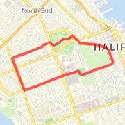 5.04 km Run in Halifax on 2012-09-12 5:57 PM