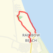 4.13 km Run in Rainbow Beach on 13/09/2012 8:32 AM