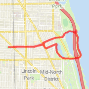 A 3.38 mi fitness mapped on Wed Sep 12 2012