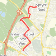 3.05 km General Road Cycling in Speyer on 13.09.2012 19:22