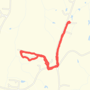 4.02 mi Mountain Bike in Franklinton on Sep 13, 2012 5:23 PM