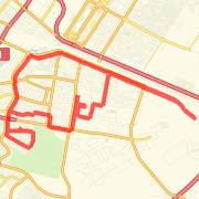 43.62 km Road Cycling in Dubai on 14 Sep 2012 08:43
