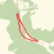 A 7.41 km run mapped on Fri Sep 14 2012