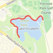 first mile at Lake Elizabeth