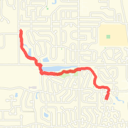 3.19 mi Run in Crystal Lake on Sep 15, 2012 9:12