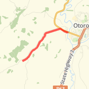 End of McCready Rd to white bridge on Waitomo Valley Road