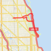 A 5.58 mi fitness mapped on Sat Sep 15 2012