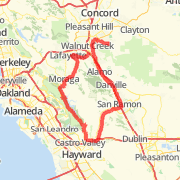 Crow Canyon - Redwood - Pinehurst - Laf-Mor-Trail