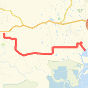 Cuttings Wharf out and back 18 miles