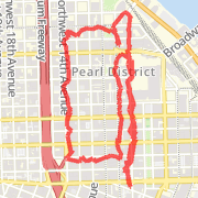 3.16 mi Run in Portland on Sep 16, 2012 10:48 PM