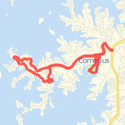 A 9.56 mi run mapped on Mon Sep 17 2012