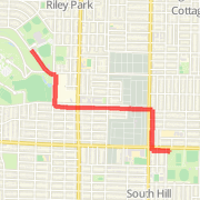 Commute to Hillcrest Community Centre