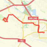 10.04 mi Run in Kennewick on Sep 18, 2012 11:51 AM