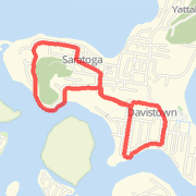 7.06 km Road Cycling in Saratoga on 20/09/2012 8:12 AM