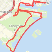 7.88 mi Mountain Bike in Jersey City on Sep 19, 2012 8:53 PM