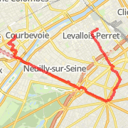 6.05 mi Walk in Levallois-Perret on Sep 20, 2012 9:01 PM