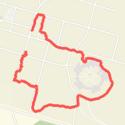 2.58 mi Run in Ridge on Sep 20, 2012 7:18 PM