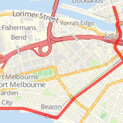 docklands to port melbourne