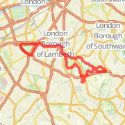 A  route mapped on Sun Sep 23 2012