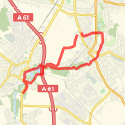 5.64 mi Run in M&ouml;nchengladbach on Sep 23, 2012, 17:46