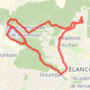 8.14 km Run in &Eacute;lancourt on 23 sept. 2012 18:34