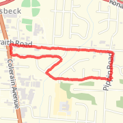 1.94 mi Run in White Oak on Sep 23, 2012, 7:08 PM