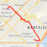 4.15 mi Run in Barcelona on Sep 24, 2012, 8:18 AM
