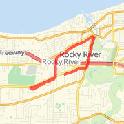 4.74 mi Run in Rocky River on Sep 24, 2012, 9:17 PM