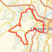 A 18.6 km fitness mapped on Tue Sep 25 2012