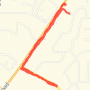 2.26 mi Run in Westlake on Sep 25, 2012, 12:10 PM