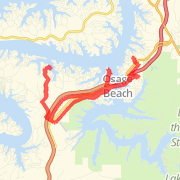 16.73 mi Mountain Bike in Osage Beach on Sep 25, 2012 2:48 PM